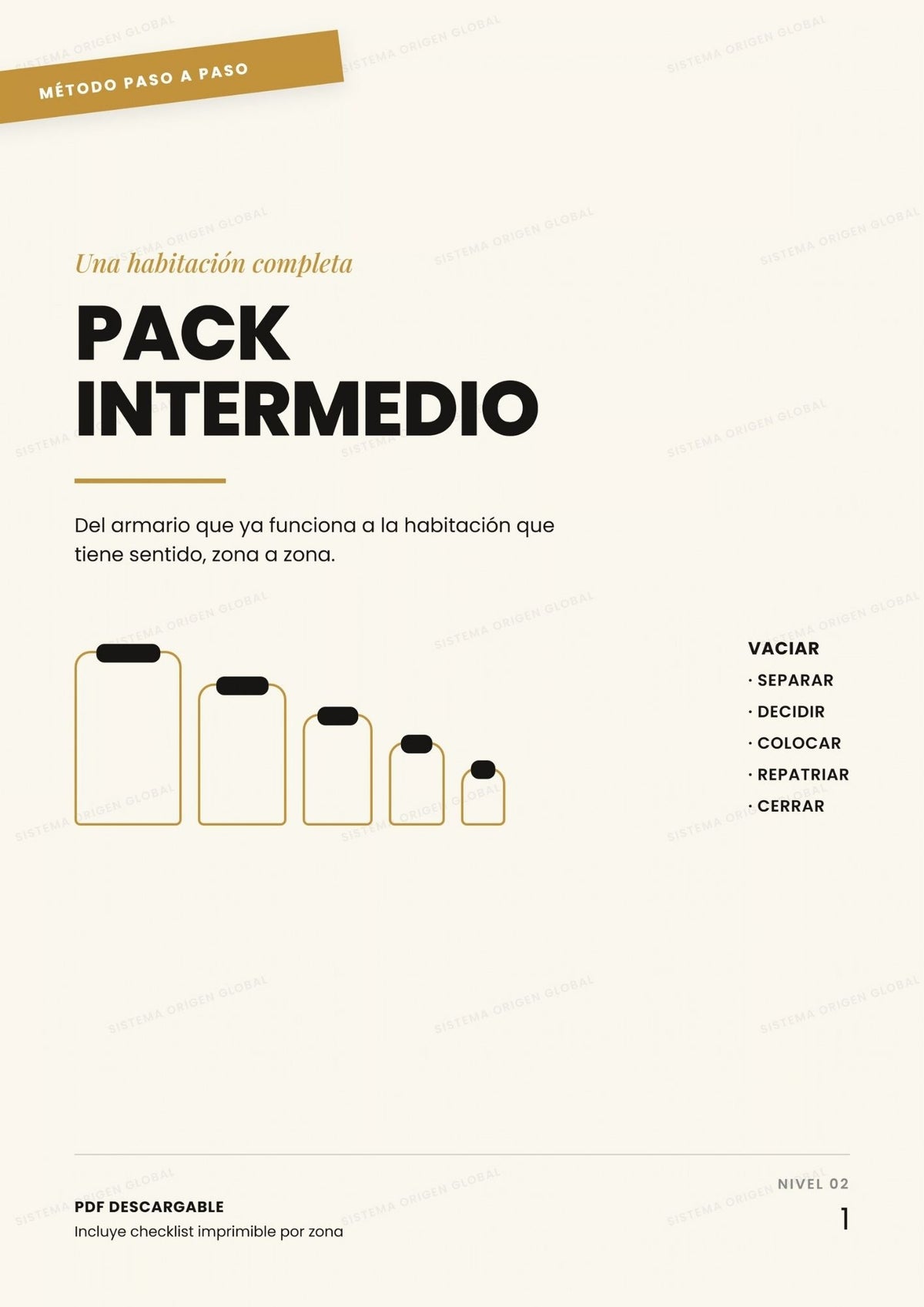 Pack Intermedio: Habitación Completa