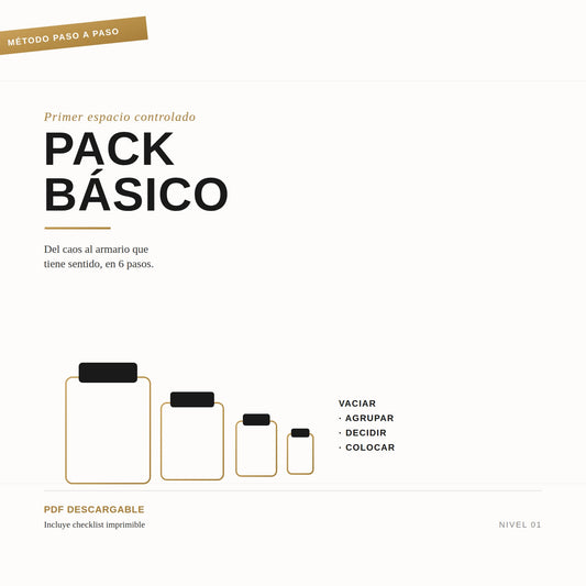 Pack Básico: Primer espacio controlado